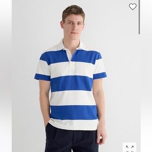 J-Crew short sleeve rugby t-shirt in stripe